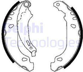 Delphi Σετ Σιαγόνων Φρένων - LS1848