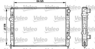 Valeo Ψυγείο, Ψύξη Κινητήρα - 731005