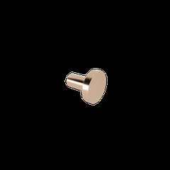 Άγγιστρο Μονό Μικρό W38xD40xH38mm Brass Verdi Lamda Rose Gold Brushed PDV 3010241