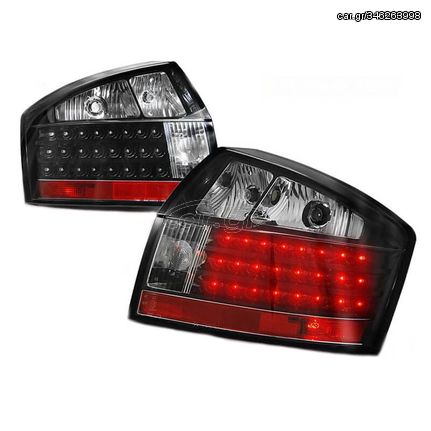 Πισινά Φανάρια Set Για Audi A4 B6 00-04 Led Μαύρα KAtuning