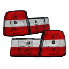 Πισινά Φανάρια Set Για Bmw 5 E34 85-95 Red/Crystal Sonar