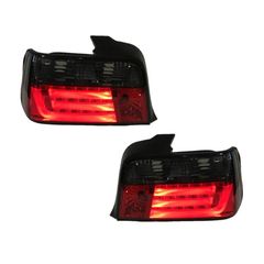 Πισινά Φανάρια Set Για Bmw 3 E36 Sedan 90-99 Led Bar Κόκκινο/Φιμέ Carner