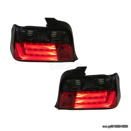 Πισινά Φανάρια Set Για Bmw 3 E36 Sedan 90-99 Led Bar Κόκκινο/Φιμέ Carner