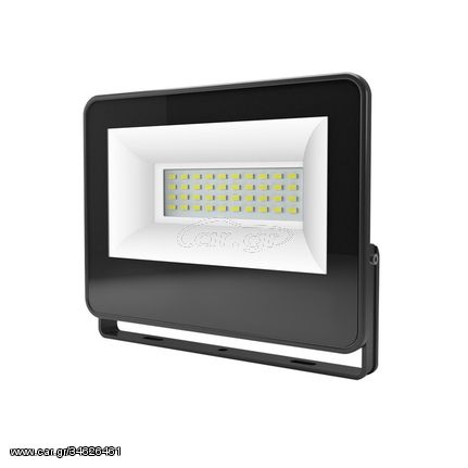 Aca Lighting Προβολέας LED 30W Σε Φυσικό Φως (4000K) 120° Με Μαύρο Περίβλημα IP66 - Φυσικό (4000-4500Κ)