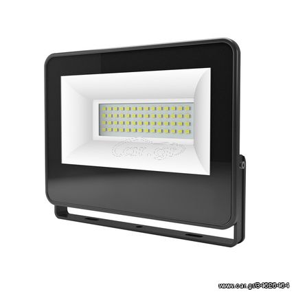 Aca Lighting Προβολέας LED 50W Σε Φυσικό Φως (4000K) 120° Με Μαύρο Περίβλημα IP66 - Φυσικό (4000-4500Κ)