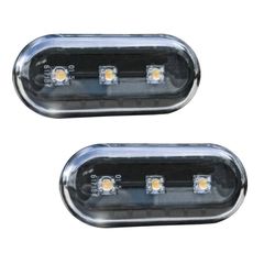 Πλαϊνά Φλας Φτερού Για VW Golf / Polo / Bora / Passat / Vento / Seat Ibiza / Cordoba Με 3 Led Black 2 Τεμάχια