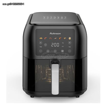 Rohnson R-2860 Air Fryer 8lt Μαύρο 1700w