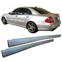 Πλαινά Μασπιέ Για Mercedes-Benz E-Class W211 02-09 Amg Look Από Abs Πλαστικό 2 Τεμάχια Made In China