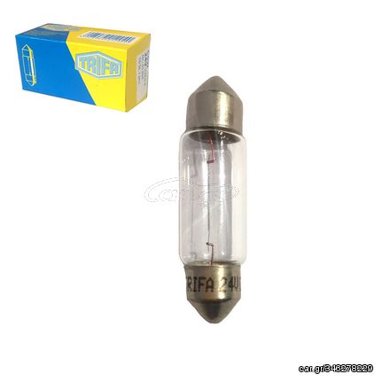 Λάμπα Σωληνωτή 36mm C5W 11x36 24V 5W Trifa 1204 1 Τεμάχιο