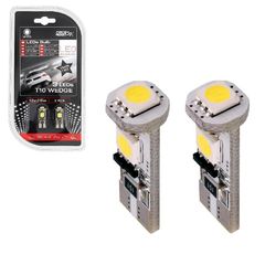 Λάμπες Led T10 12volt 3 Smd Led Canbus Λευκό Φως RaceSport LIT0505 2 Τεμάχια