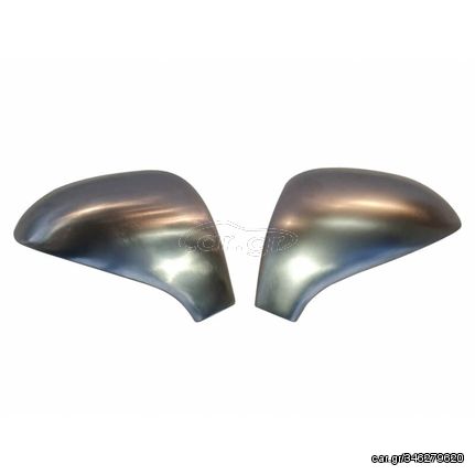 Καπάκια Καθρεφτών Για Peugeot 207 06-14 Brushed Aluminium 2 Τεμάχια