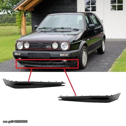 Μπροστινά Spoiler Δεξιά & Αριστερά Για  VW Golf II (2) 83-92 GTI Look 2 Τεμάχια