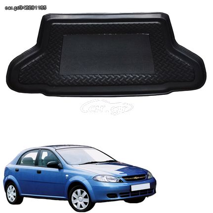 Πατάκι Πορτ-Παγκάζ 3D Σκαφάκι Για Chevrolet Lacetti Hatchback 02-09 Μαύρο CIK