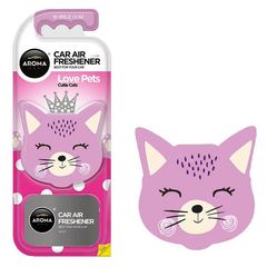 Αρωματικό Αυτοκινήτου Κρεμαστό Aroma Cutie Cats Bubble Gum 1 Τεμάχιο