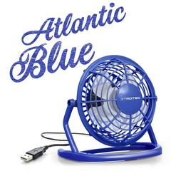 TROTEC TVE 1 Ανεμιστήρας Γραφείου με USB Atlantic Blue