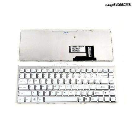 Πληκτρολόγιο Sony Vaio VGN-FW Λευκό με Frame