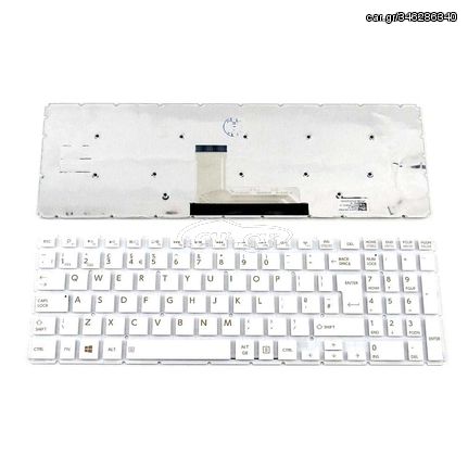 Πληκτρολόγιο Toshiba Satellite L50-B white UK