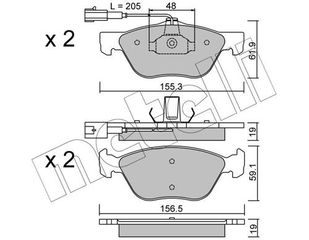 ΣΕΤ ΤΑΚΑΚΙΑ METELLI 22-0083-0