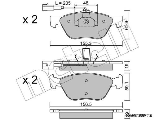 ΣΕΤ ΤΑΚΑΚΙΑ METELLI 22-0083-0