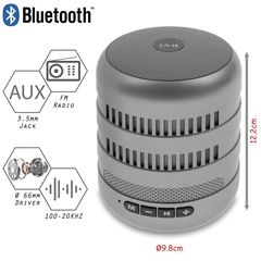 Bluetooth Ηχείο Φορητό Silver Q5