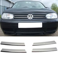 Διακοσμητικά Μάσκας Χρωμίου Για VW Golf IV (4) 98-04 4 Τεμάχια