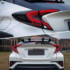 Πισινά Φανάρια Set Για Toyota C-HR 2016-2019 Full Led Bar / Dynamic Φλας Black