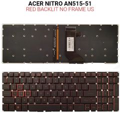 Πληκτρολόγιο ACER NITRO AN515-51 WITH RED BACKLIT NO FRAME US