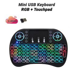 Mini USB Keyboard RGB + Touchpad