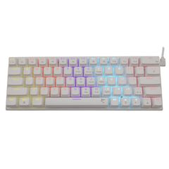 White Shark Mechanical Keyboard Us Blue Switch Wakizashi White, GK-002221