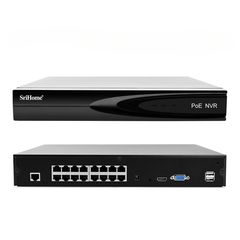 Srihome 5Mp 16-Channel POE Network Video Recorder, NVS006