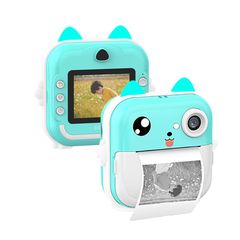 Lamtech Bluetooth Kid Instant Camera White/Green, LAM114284