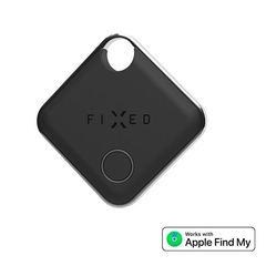 Fixed Airtag for Apple Devices with App Support Black, FIXTAG-BK