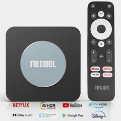 Mecool 4K android 11 Tv Streaming Box 2+16Gb Black, KM2-PLUS