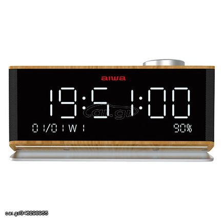 Aiwa Clock Radio Big Display Multifunctional Rms 15W, CR-90BT