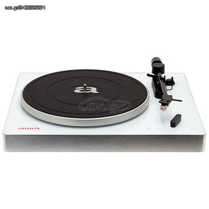 Aiwa Premium Belt-Drive Turntable with Phono Pre-Amp White, APX-680BT/WT