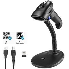 Netum 2,4G Wireless Qr Barcode 2D Scanner with Stand, NT-L8S