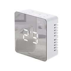 Camry Led Alarm Clock White, CR1150W