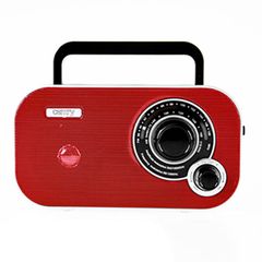 Camry Small Portable Radio Red, CR1140R