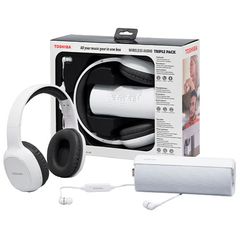 Toshiba Audio Wireless 3 In 1 Combo Pack White, HSP-3P19W