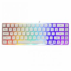 White Shark Rgb Gaming Membrane Keyboard Ronin White, GK-2201W