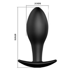 Pretty Love Medium Butt Plug 8.5 x 3.1 cm BLACK-thumb-4