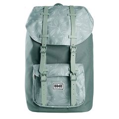 8848 Travel Backpack 15,6' Unisex Waterproof Green Moss/Green, 111-006-013