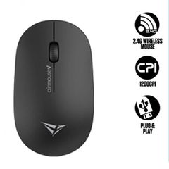 Alcatroz Wireless Mouse Airmouse V Black 1200Dpi, AMVB