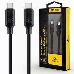 Cablexpert Type-C Pd 100W Charging and Data Cable 1.5M, CC-USB2-CMCM100-1.5M