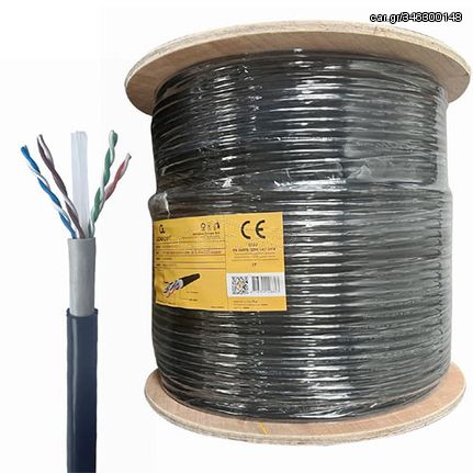 Cablexpert Cat6 Utp Lan Outdoor Cable Solid 305M Black, UPC-6004-SO-OUT