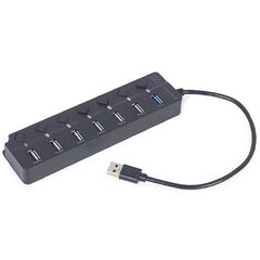 Gembird 7-Port USB Hub (1Xusb3.1+6Xusb2.0) with Switches, UHB-U3P1U2P6P-01