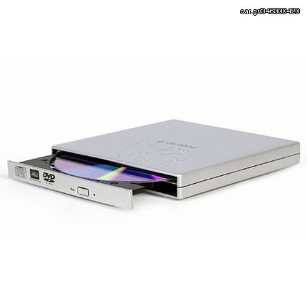 Gembird External USB Dvd Drive Silver, DVD-USB-02-SV