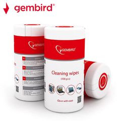 Gembird Cleaning Wipes 100PCs, CK-WW100-01