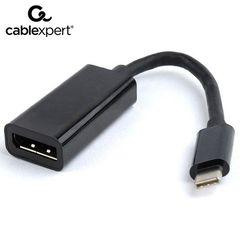 Cablexpert USB-C To Display Port Adapter Black, A-CM-DPF-01