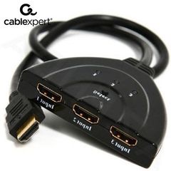 Cablexpert HDMI Interface Switch 3 Ports Build In Cable, DSW-HDMI-35